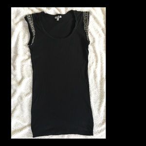 Embellished t-shirt dress